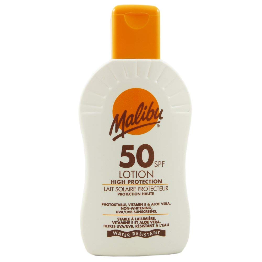 Malibu Sonnenlotion Sonnencreme SPF 50 sehr hoher Schutz 200 ml