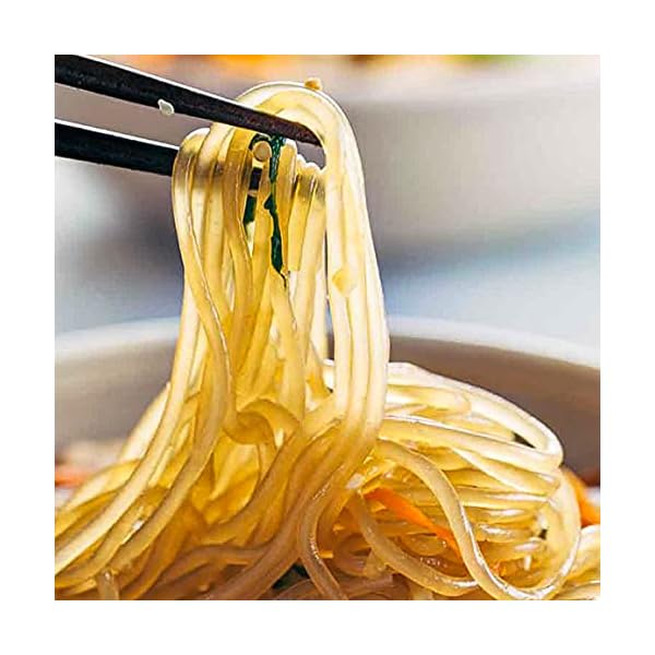 SUNGIVEN Organic Sweet Potato Glass Noodles, Korean Vermicelli Pasta For japchae, Fat-free and Gluten-free, 100% Sweet Potato Starch, No Additive, No Alum inside, 14.11 Ounce