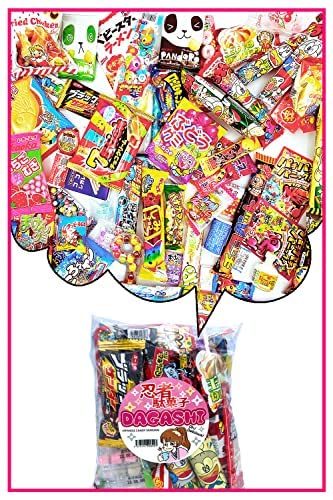 Japanese Candy Assortment 72pcs (JAPANESE CANDY SAMURAI)