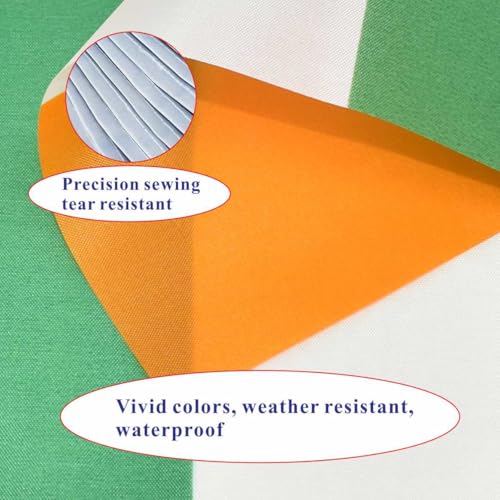 Image of 2 Pack Ireland Flag Banner String Small Mini 66 Feet 60 Pcs Irish Hanging Flags St Patrick's Day Decoration