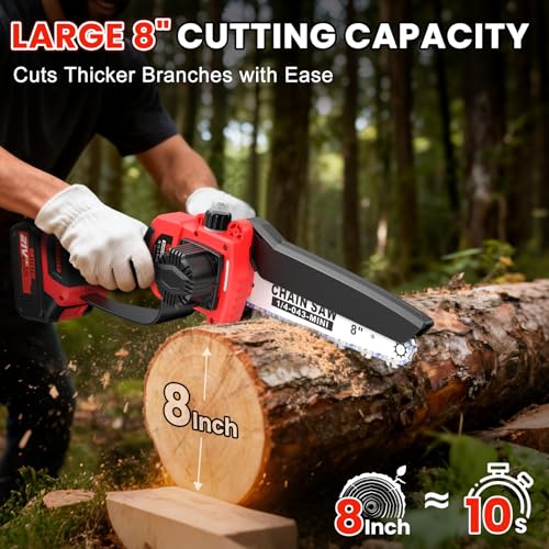 8-Inch Cordless Pole Saw with Brushless Motor
