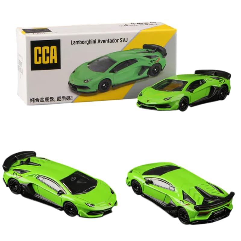 Image of CCA 1:64 Lamborghini Aventador SVJ Collection Cool Car Series 3+ Years (Green)