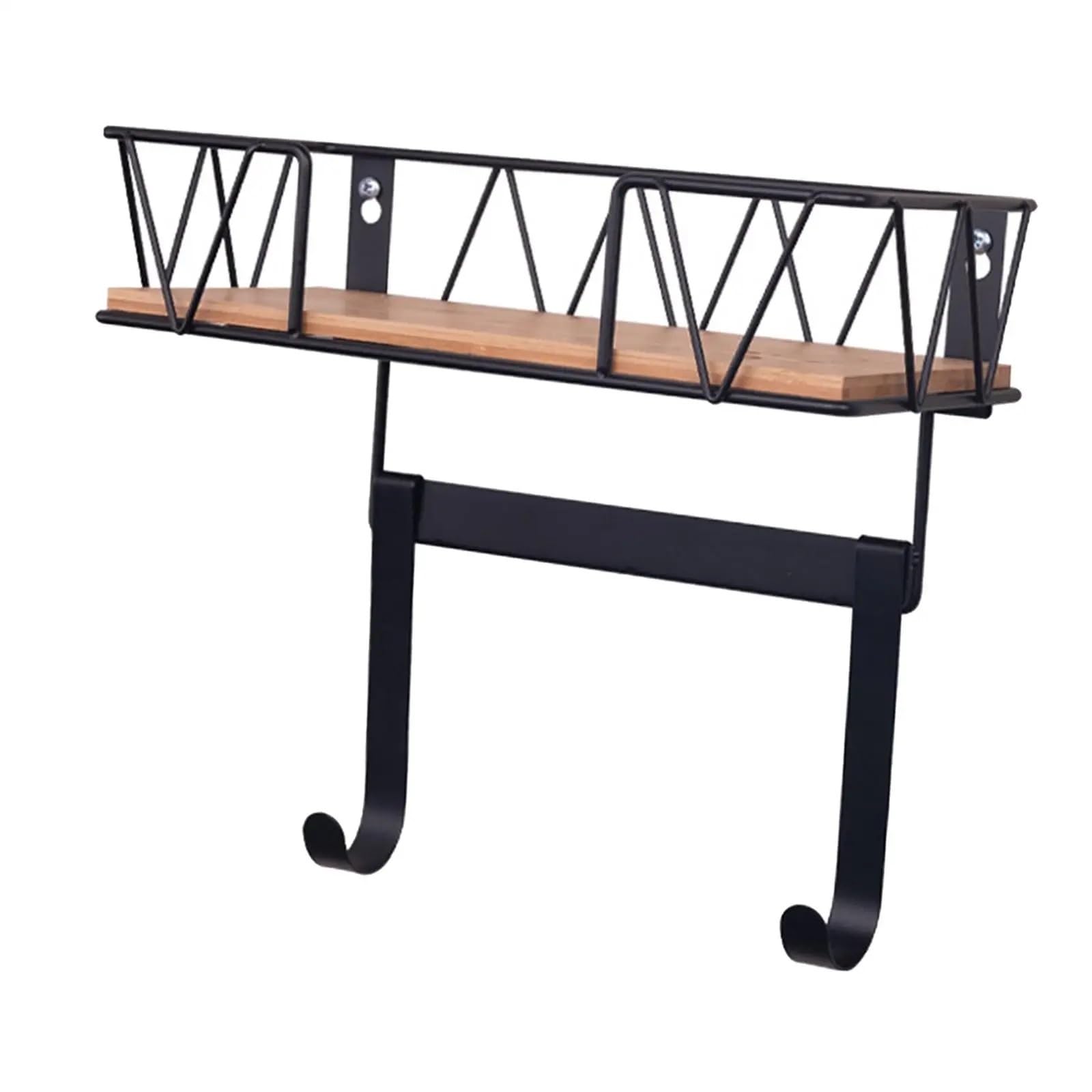 Portaasse da Stiro Portaoggetti da Parete for ASSE da Stiro con Ganci Rimovibili Portaasse da Stiro per La Lavanderia(Black)