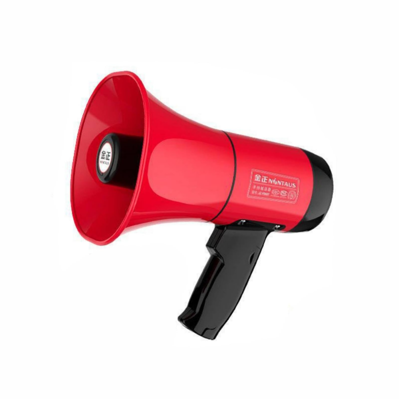 Adjustable Volume Portable Megaphone 35W High Power Handheld Amplifier Recording Function Battery Megaphone Lightweight for Street Sales, Market Stall, Outdoor, F08bu 1 Battery-image-2