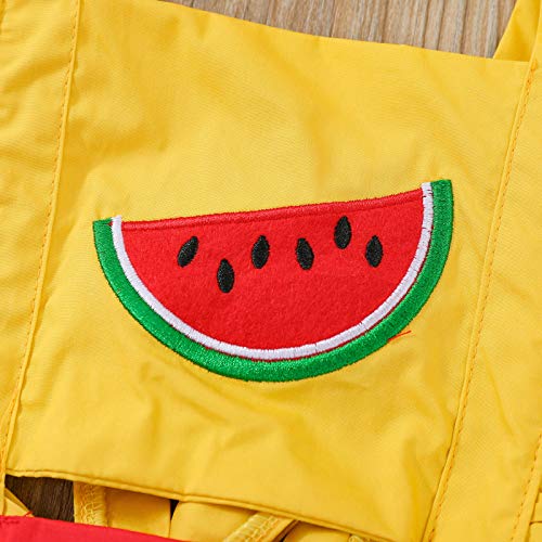 MAHUAOYIXI Pagliacetto con Motivo di Anguria