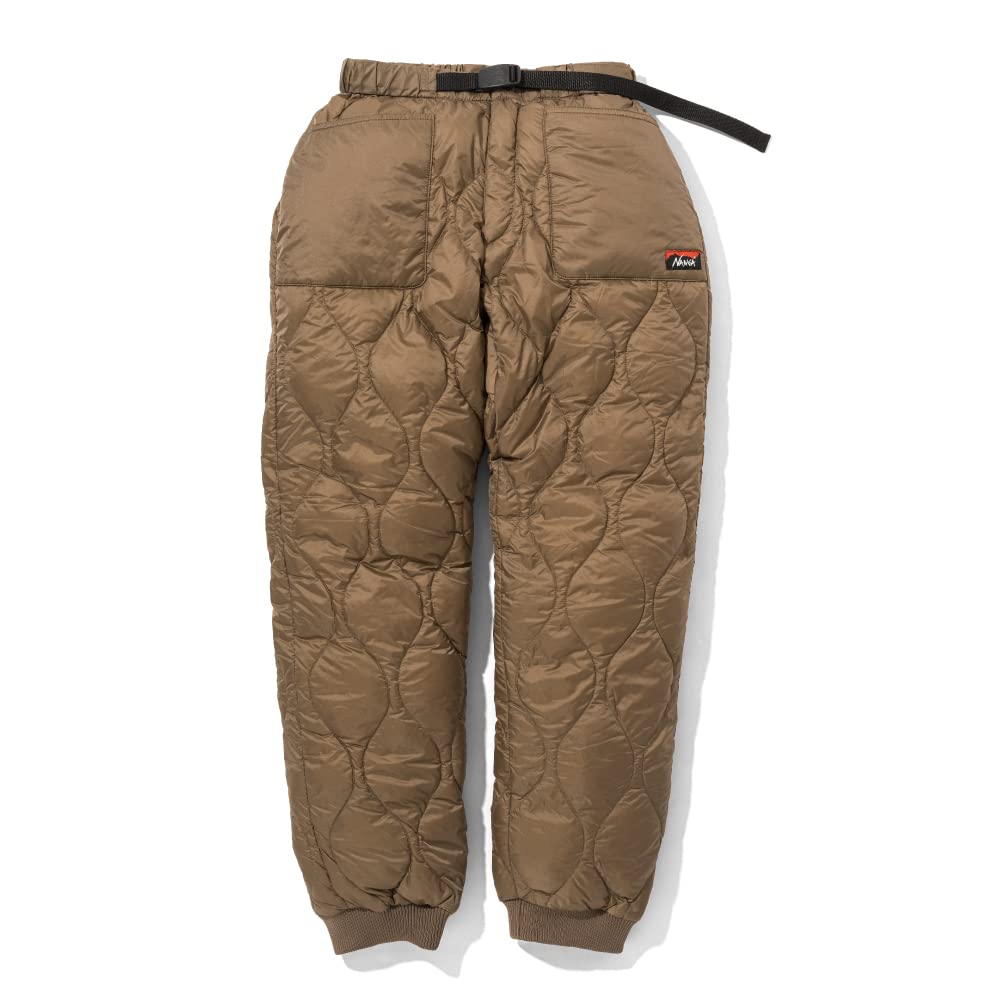 Amazon | [ナンガ] ダウンパンツ キルト 別注モデル (KHAKI, XS