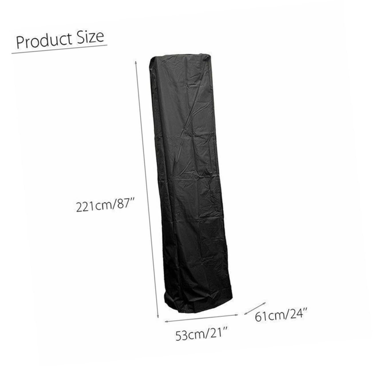 OFFSCH Heater Rain Cover Outdoor Garden Heater Cover Durable Oxford Fabric Easy to Use