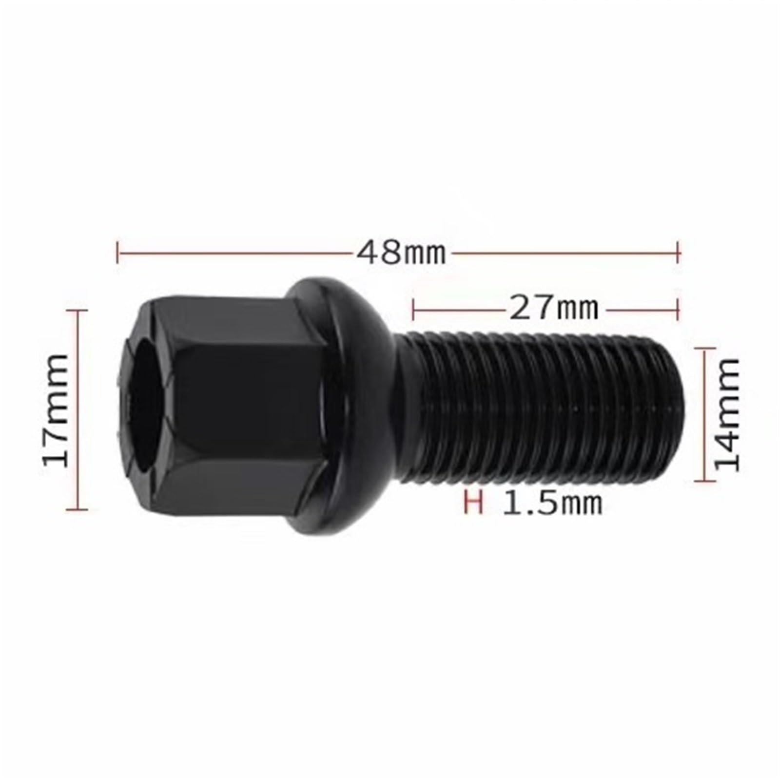 Bulloni ruota auto Compatibile Con Mercedes Per C Clase Per Roadster C204 2012 2013 2014 2015 Set Completo Di Dadi Per Cerchi In Lega In Acciaio Per Auto