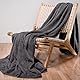 Dreamzie - Kuscheldecke 150x200 cm - Flauschig Fleecedecke Mikrofaser 100% Polyester 260gsm - Decke Sofa mit Fischgrätmuster und weicher Haptik - Anthrazit