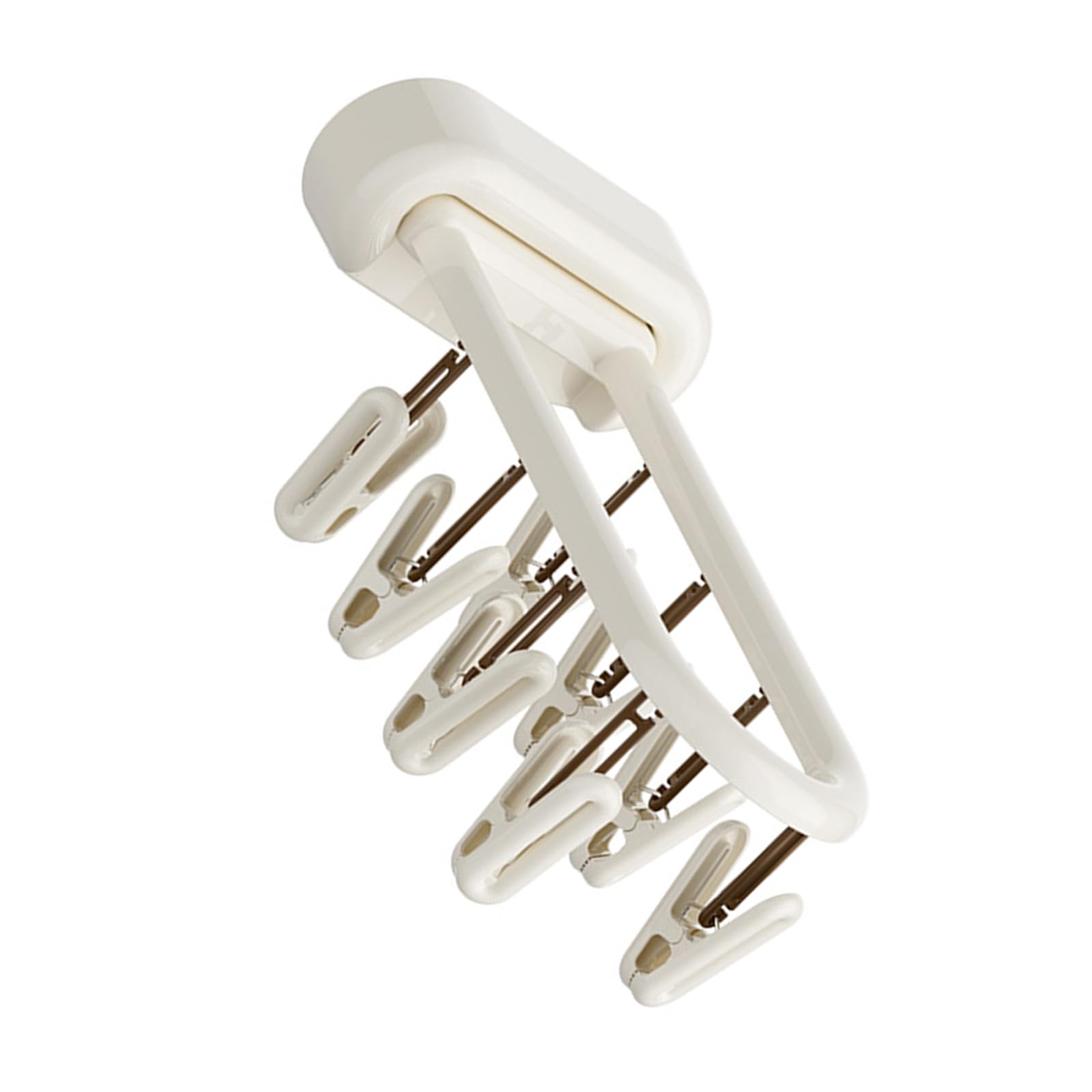 Kalttoy 8 Clips Multipurpose Wall Mount Laundry Drying Rack For Socks Underwear Towels In Small Size Tiny Garment Drying Rack
