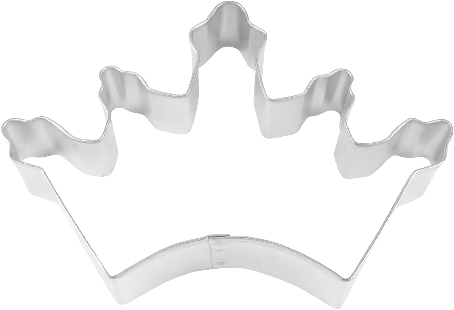 R&M Crown 5" Cookie Cutter Stainless Steel - Baking Tool for Cookies, Fondant & Crafts