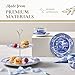 Spode Blue Room Traditions Plate Set, Set of 6-10.5-Inch Fine Earthenware Plates with Castle & Greek Motifs - Classic Oriental Tableware for Dining - Dishwasher & Microwave Safe