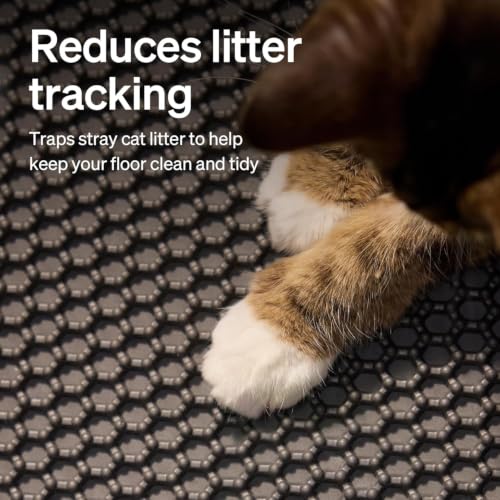 Image of PETLIBRO Large Cat Litter Mat Compatible with Luma Self-Cleaning Cat Litter Box, Waterproof Litter Trapping Floor Mat, Non-Slip & Easy to Clean