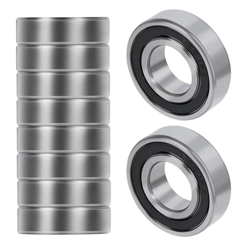 Jnchdghwa Deep Groove Ball Bearing Set 6004-, 20x42x12 Mm, Double Protection, Ball Bearings