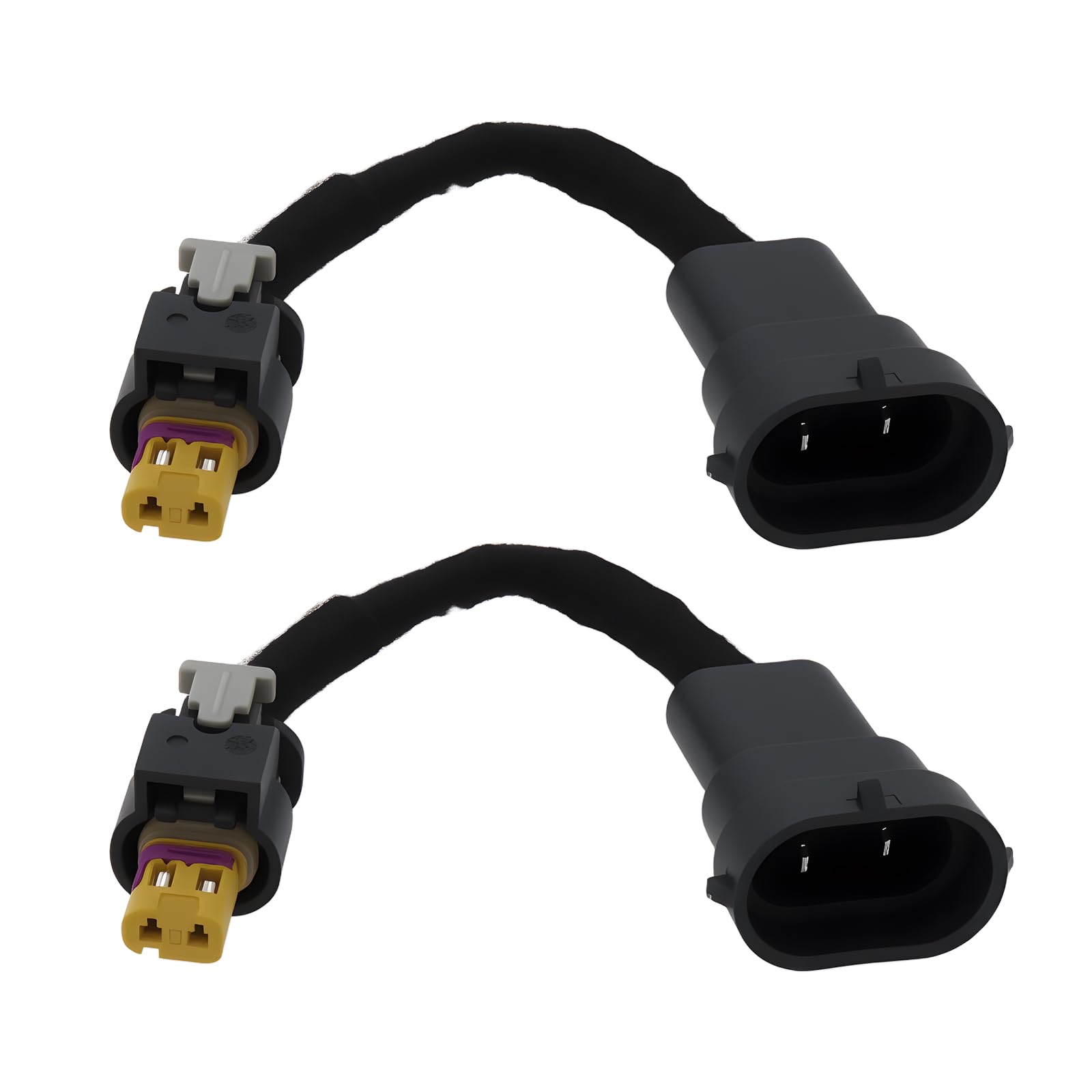 OTOTEC 2 adattatori per fendinebbia LED da H11 a MCON compatibili con VW Golf 7 GTI GTD, set di cavi di conversione