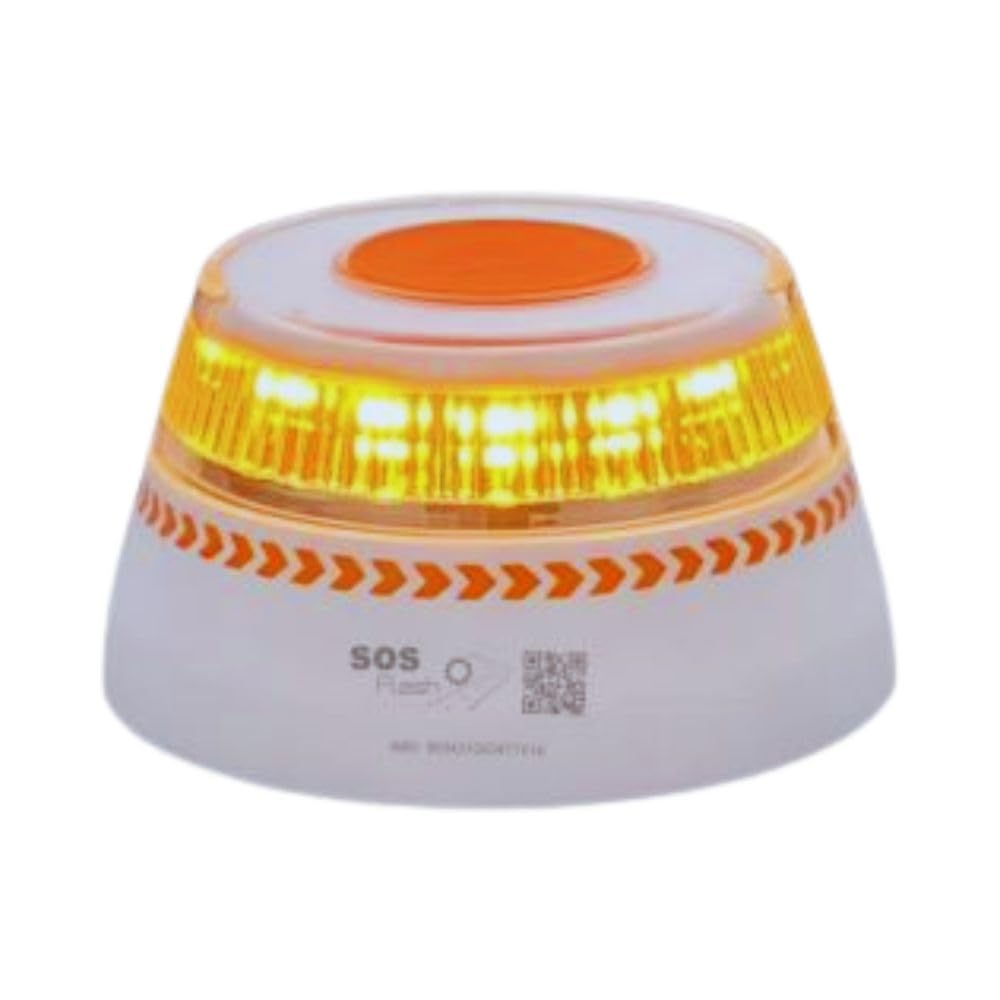 RECAMBIALIA TU TIENDA DE RECAMBIOS ONLINE Luz Emergencia Coche Homologado DGT Geolocalización - V16 Exigible a Partir de 2026 - Baliza Conectada con DGT 3.0 - Imán Resistente - Plan de Datos Incluido