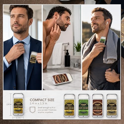 24 Pcs Solid Cologne for Men Solid Perfume 0.5 oz Men's Cologne Gift Set Including Sweet Tobacco, Bergamot, Majestic Oud, Spiced Vanilla, Scent Fragrance Gifts for Travel Size - Image 5