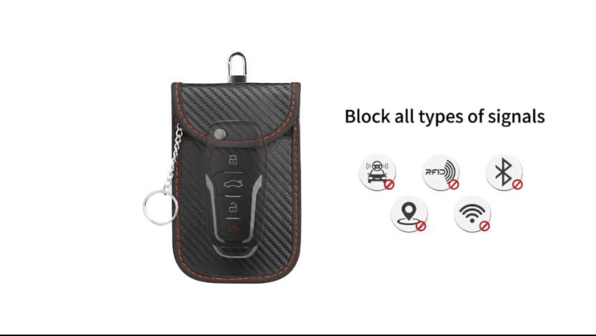 2 Pezzi Anti RFID Per Chiavi Auto, Custodia Anti RFID Per Chiavi Auto Custodia Anti Rfid Per Chiavi Auto 98440705