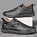 MAIBUSILE Mens Chukka Boots Non Slip Ankle Boots Loafers Casual Boots for Men Slip On Lightweight Dress Sneakers Handmade Fashion Sneakers Walking Driving Shoes Black