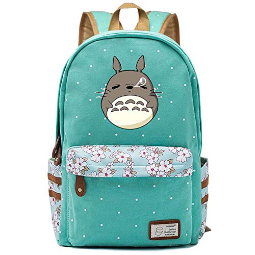 My Neighbor Totoro Anime Cosplay Mochila Bandolera Escolar  Verde 2