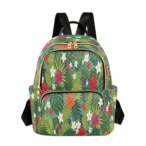 Mini sac à dos femme matelassé motif fleurs petit sac tendance et léger