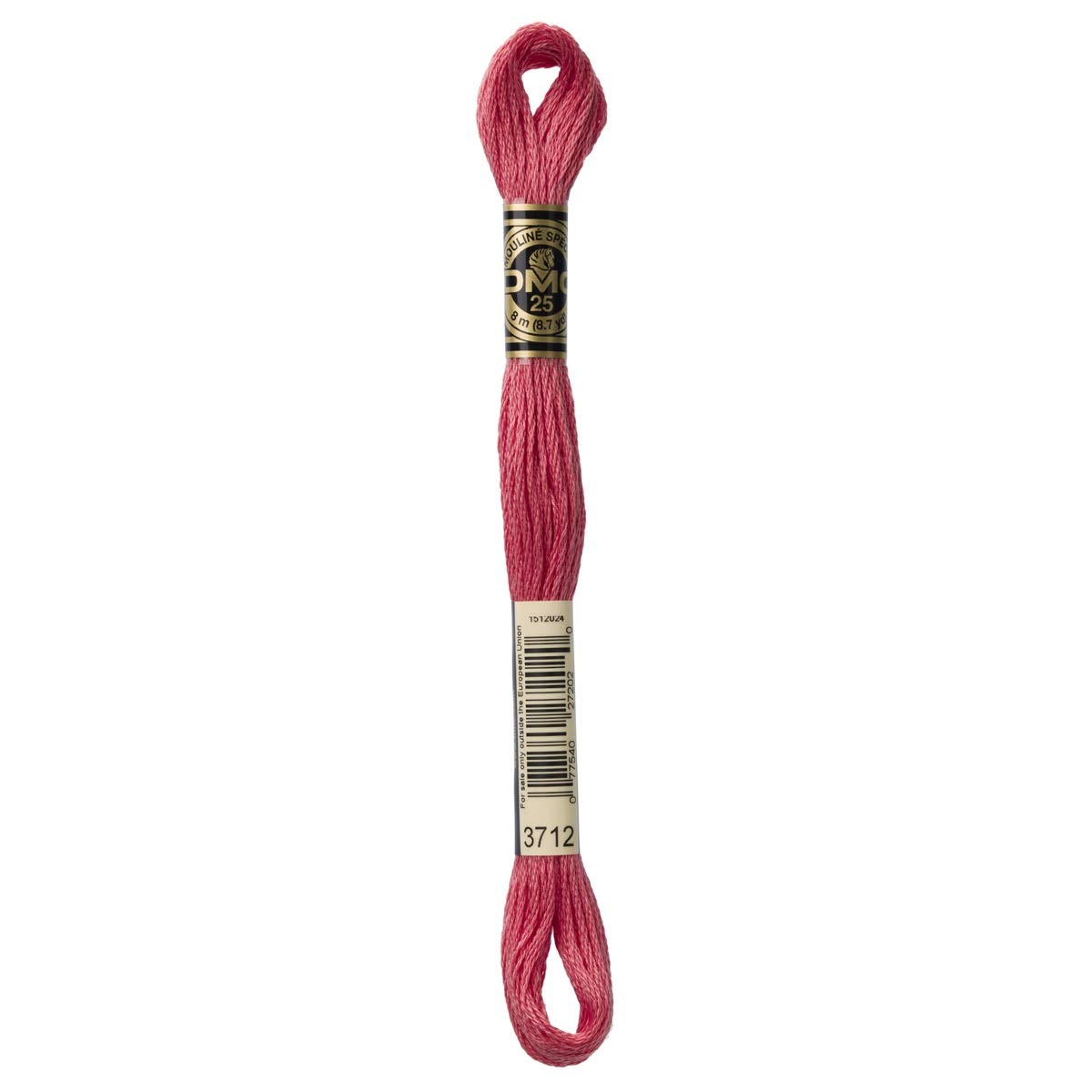 DMC Embroidery Floss Mouline Stranded Cotton Thread for Hand Embroidery and Sewing - Colour No: 3712-3 x 8m Skeins โ image 1