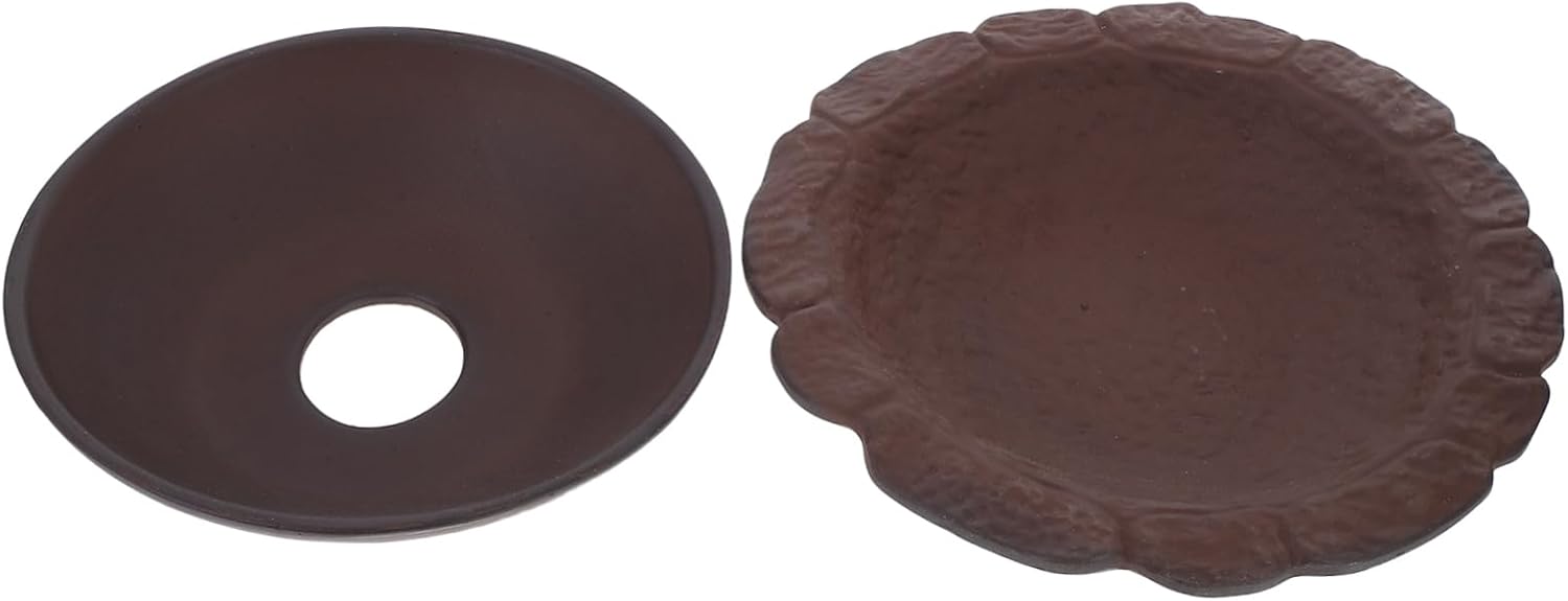 TOYANDONA Multi Functional Ceramic Turtle Basking Platform Heat Resistant Climbing Pet Decoration for Tortoise Tanks Aesthetic for Bathing and Resting Generous for