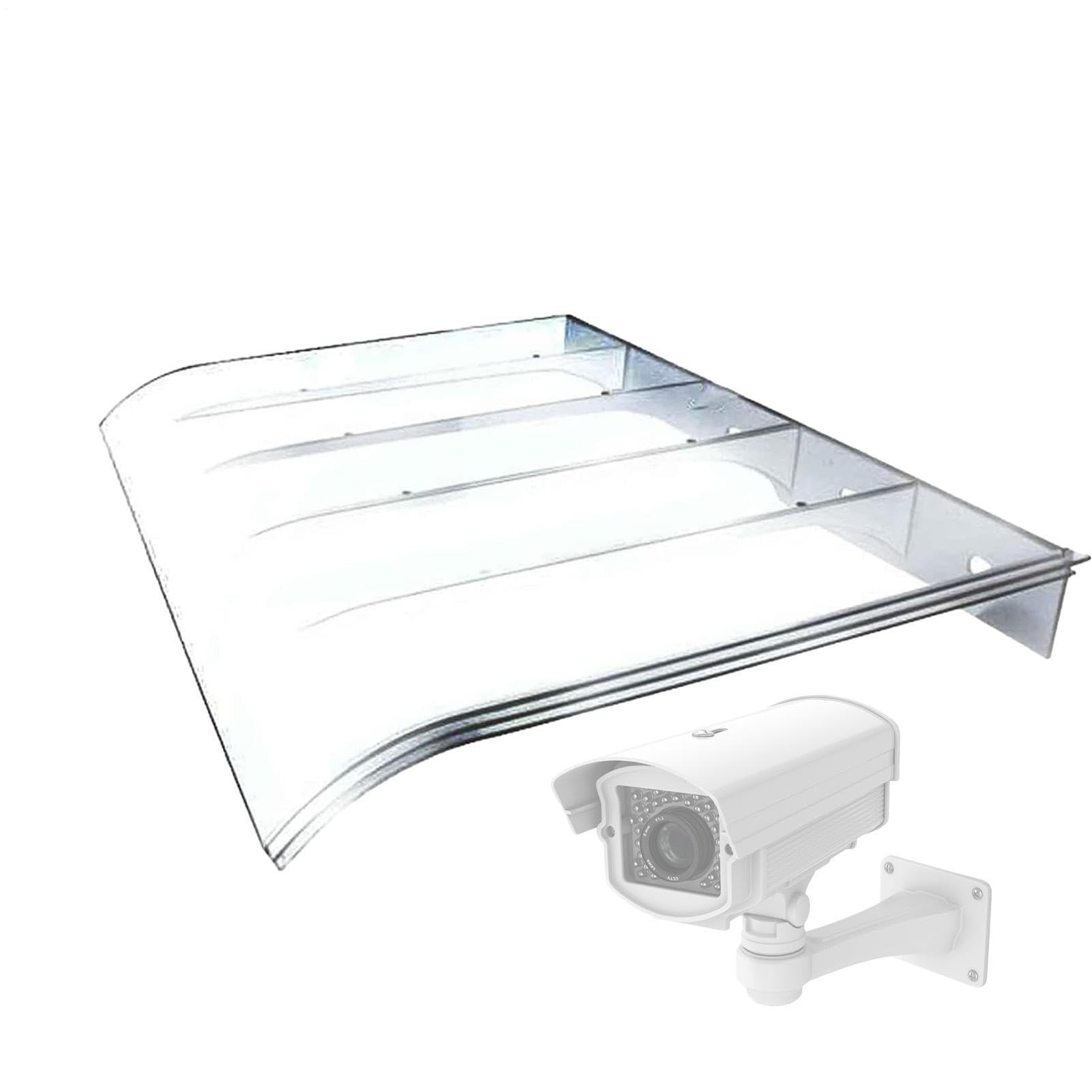 Auvent de fenêtre de prestige en polycarbonate structure incurvée contemporaine haut de gamme