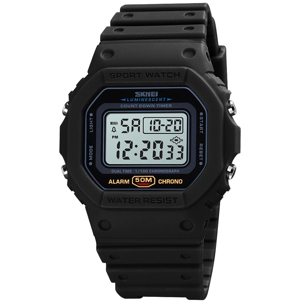 VIGOROSO Digital Watch for Women, Mens Digital Watch Men Waterproof Watches for Men Womens Watch