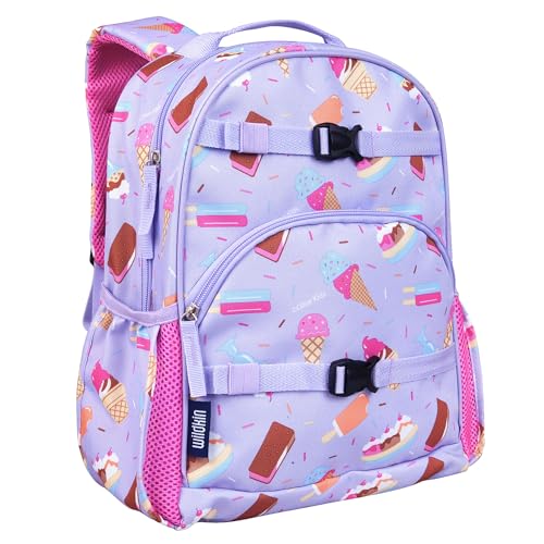 Image of Wildkin Kids Backpack for Boys & Girls, ECO rPET Recycled Lightweight 15 inch Bookbag with Padded Straps - Ideal for Preschool, Kindergarten, School & Travel, Ages 4-6 - Sweet Dreams
