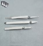 3 Bracket Removing/Placing Tweezer Plier Orthodontic Dental Instruments 'Set'