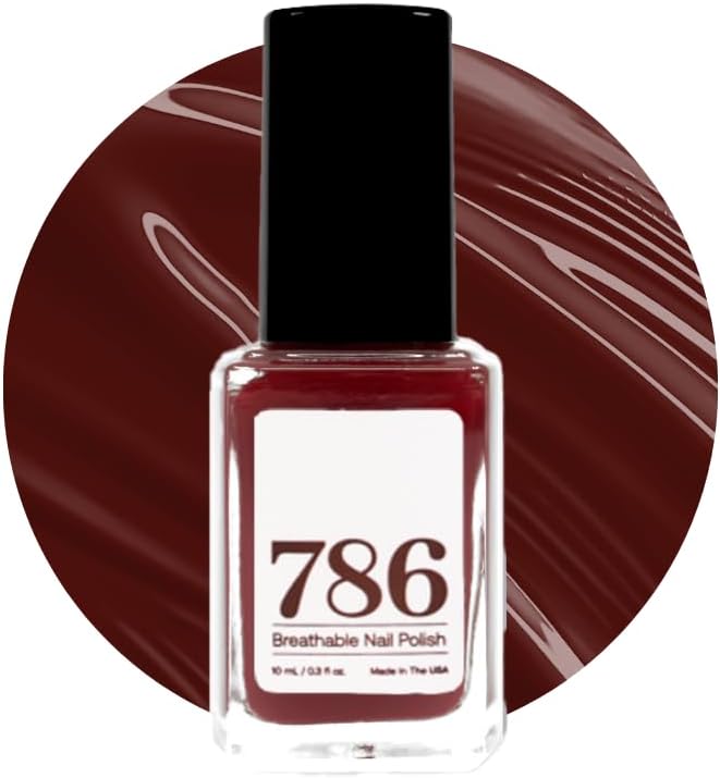 786 Cosmetics Breathable Nail Polish - Vegan Nail Polish, Cruelty-Free, Healthy, Halal Nail Polish, Fast-Drying Nail Polish (Istanbul)