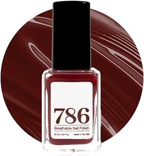 786 Cosmetics Breathable Nail Polish - Halal, Vegan, Cruelty-Free, 11-Free, Fast-Drying (Petra)
