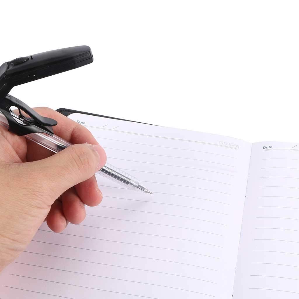 Lampka biurkowa Przenośne składane Klip Światła LED Book Light Student Writing Oświetlenie Narzędzia Clip Book Ligh Clip Off Light 10 * 1,9 * 1,1cm architekt biuro (Color : S.)