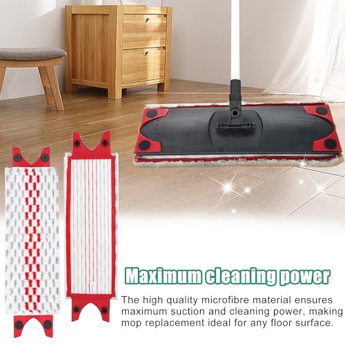 3 Pezzi Mocio Pavimenti Ricambio Adatto per