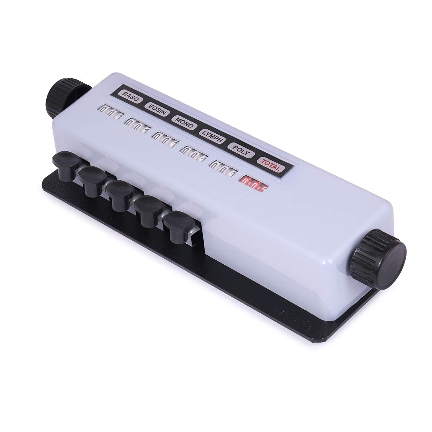 Saini MADICOS Contatore di globuli 5 tasti Usa tutti i microscopio (argento)