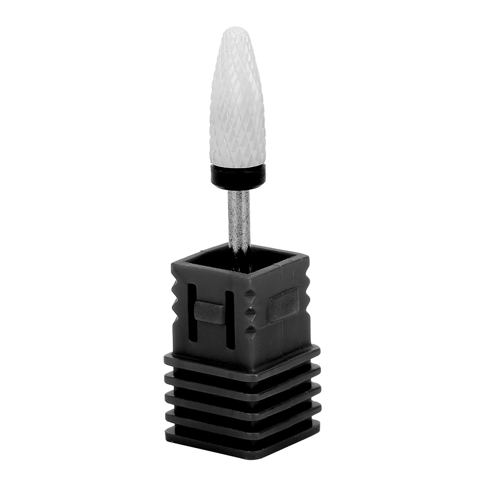 Nail Drill Bit Grinding Stone Corn-Head-Shape Electric Grinding Machine Accessories for Carving, Polishing Nails(Extra coarse Grinding XC Black Box)