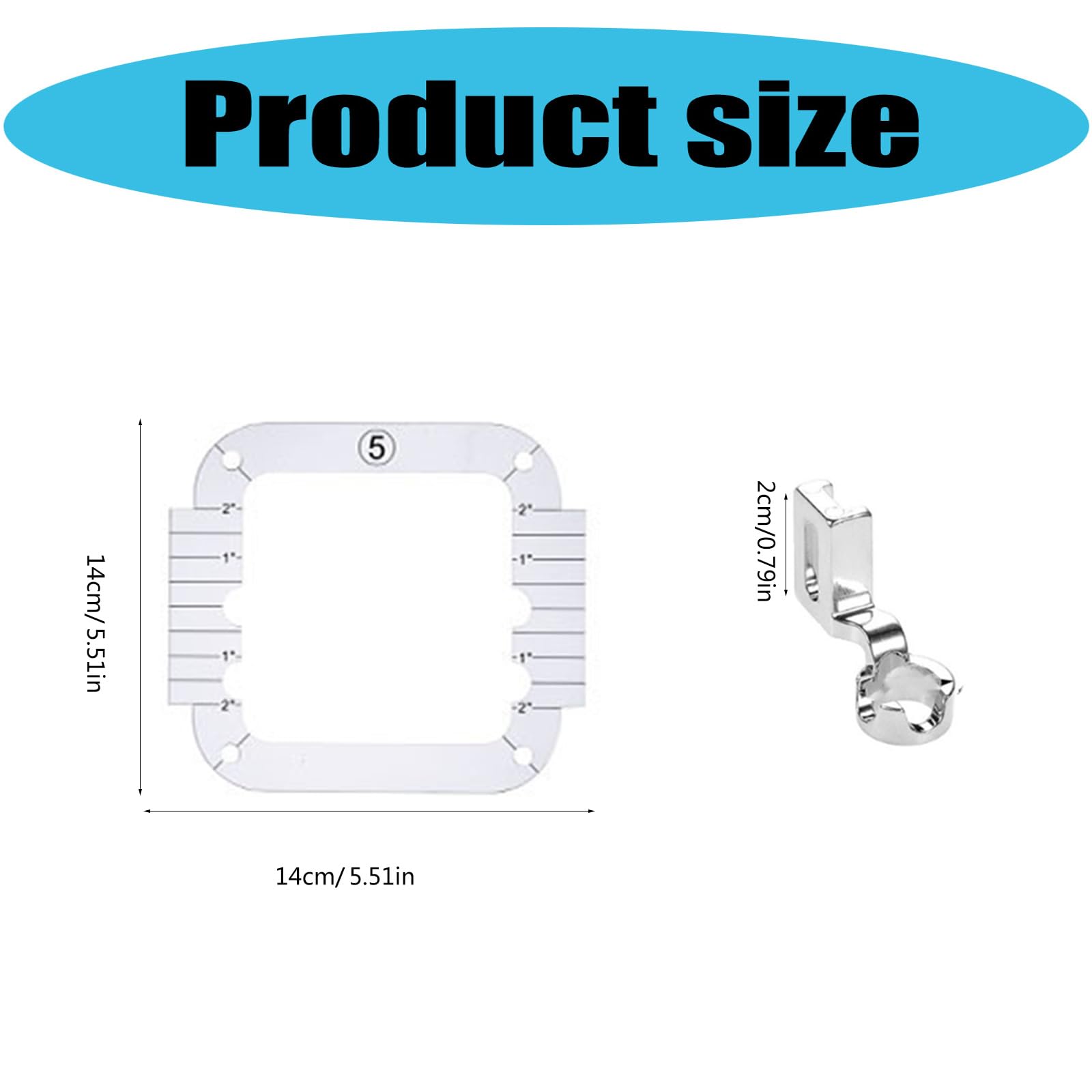15 Pezzi Frees Motion Quilting Template Righello in Acrilico per Quilting Modello per Quilting Stencil Strumento per Quilting Righello per Cucire