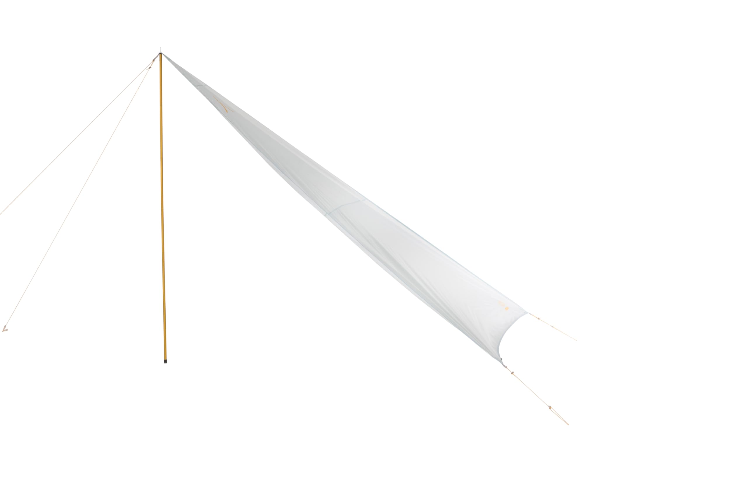 GRAND CANYON Zuni RAY PRO/Dreieck-Tarp 350×316 cm/Ultraleichtes Shelter für Zelt, Biwak & Outdoor/Inkl. Alu-Stange, Heringe & Abspannseile/Wasserdicht & UV 50+AG29