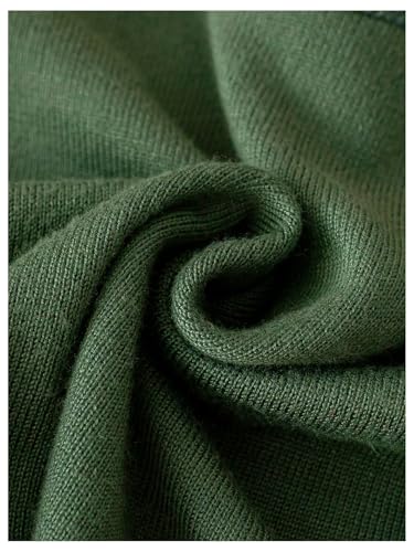 Image of BEAUDRM Girl's Cute Bow Sweater Crew Neck Long Sleeve Drop Shoulder Loose Pullover Tops