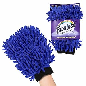 Fabuloso BB22092 Mikrofaser-Reinigungshandschuh Blau