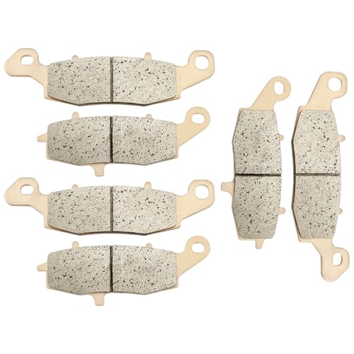 Sintered Front & Rear Brake Pads for Kawasaki VN1500 Vulcan 1500 2001-2005, Vulcan 1600 VN1600 Classic Mean Streak 2003-2008, VN1700 Vulcan 1700 Classic Nomad 2009-2014 ZR7S ZR750 Z750S