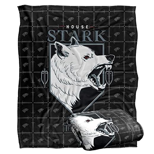 LOGOVISION Juego de Tronos - Manta Suave de Tacto Sedoso, 152 x 127 cm