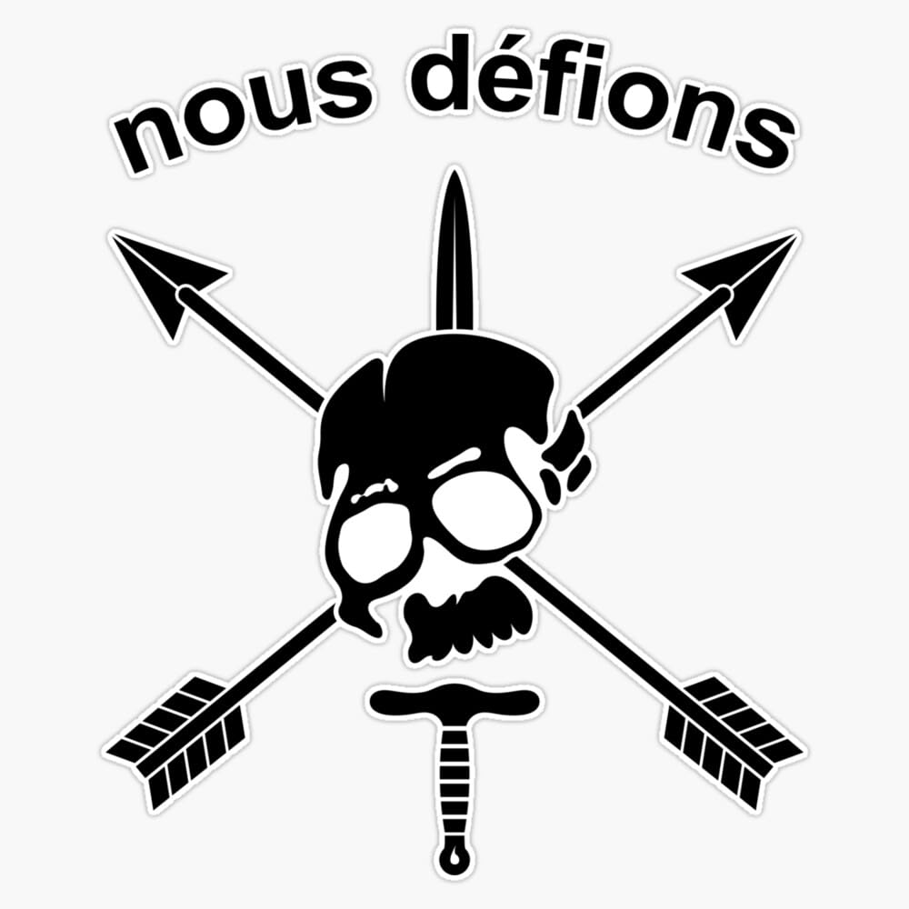 LAD Studio Nous Defions Special Forces Window Bumper Sticker Decal 5""