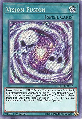 Yu-Gi-Oh! - Vision Fusion - BLHR-EN012 - Secret Rare - 1 Edición - Battles of Legend Hero's Revenge