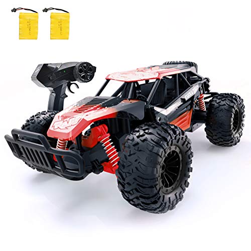 GizmoVine Voiture télécommandée, Voitures RC à Grande Vitesse à l'échelle 1:14, Buggy Monstre de Course Rapide, Jouets de véhicules Tout-Terrain pour Enfants Adultes garçons Filles