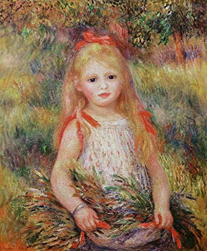 Peinture murale Renoir Le petit glaneur sur toile premium de 60x90cm