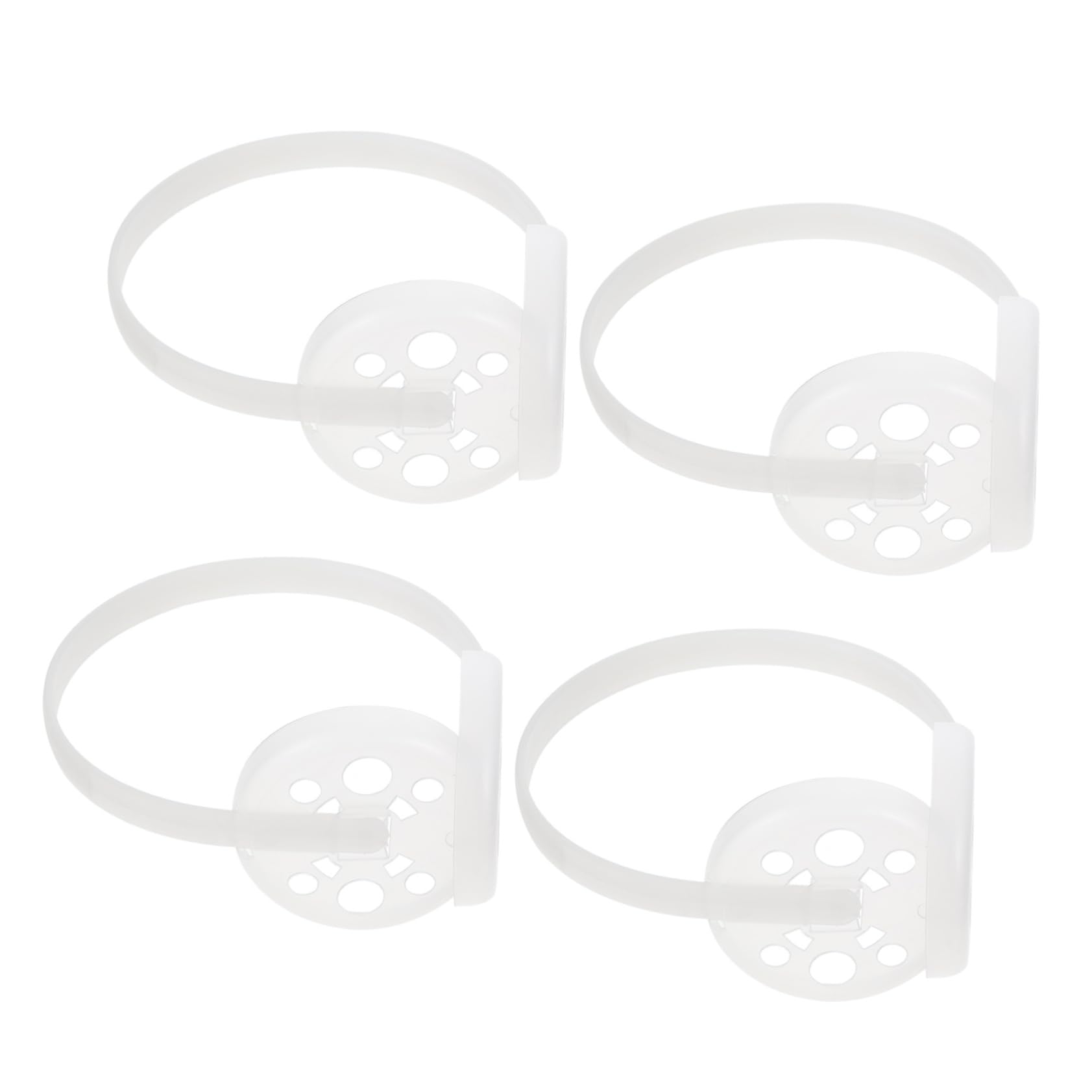 KONTONTY 4pcs Earmuff Skeleton Ear DIY Rack Warmer Earmuff DIY Holder Earmuff Replacement Part Plush Ear Warmer DIY Warm Earmuff Frame DIY Warm Earmuff Rack Warm Earmuff DIY Frame Plastic