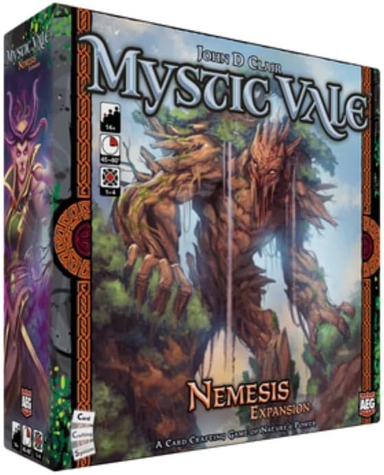 AEG Mystic Vale Nemesis Expansion - Card Game, Card-Crafting, Protect Nature with Magic Power, Unique Clear Cards, 2 to 4 Players, 45 Minute Playtime, Ages 14 and Up, Alderac Entertainment Group
