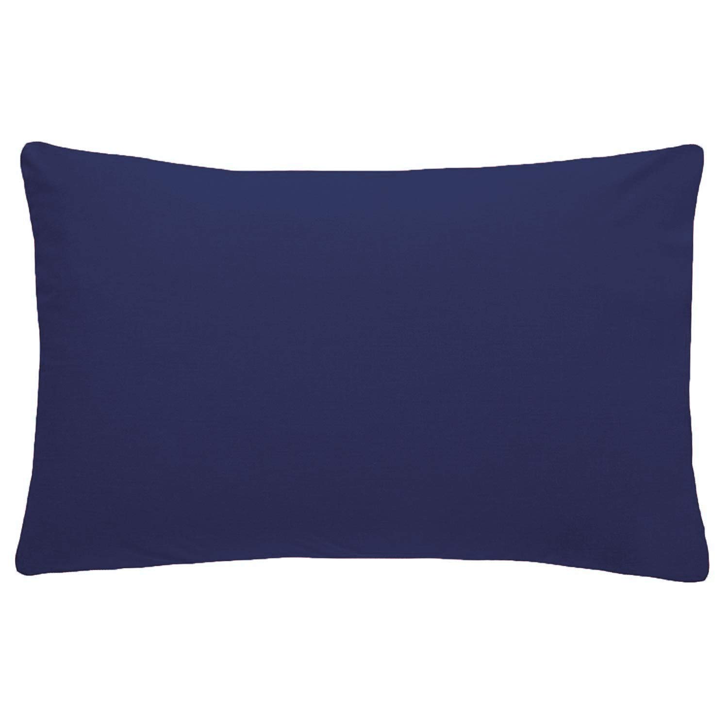 Amigozone Navy Pair Of Polycotton Pillow Cases
